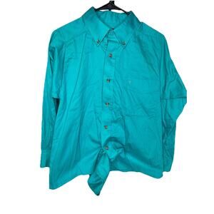 Ariat Women’s Turquoise Western Button Down Size Large